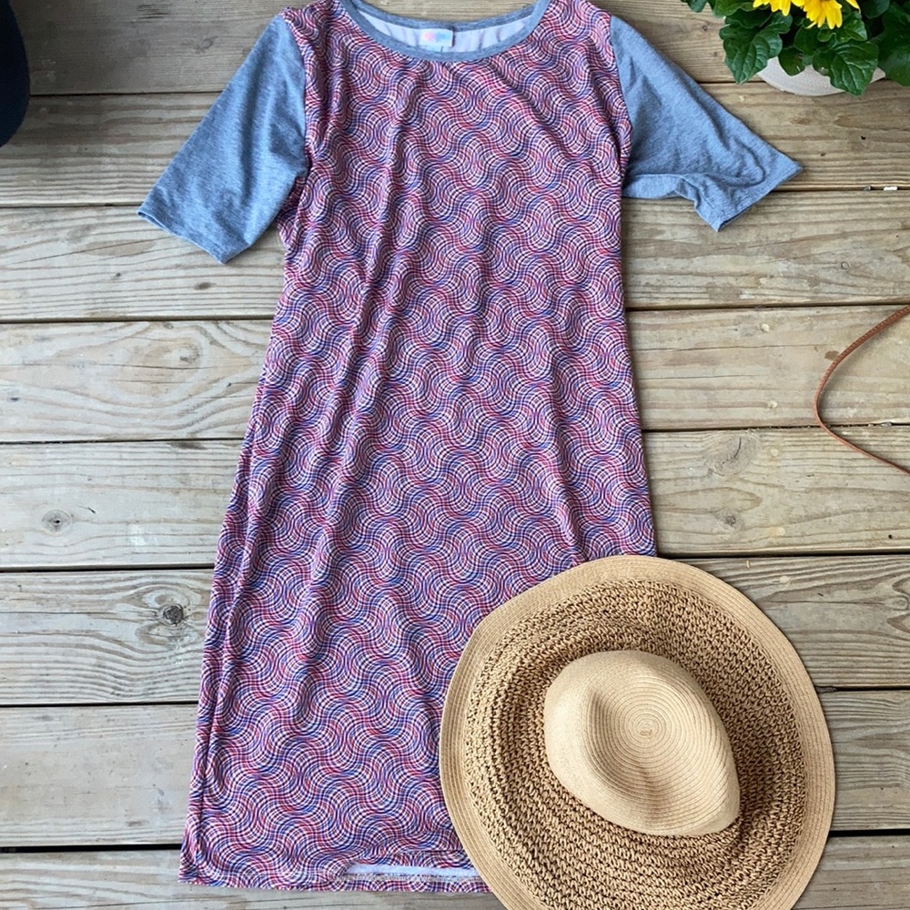 LuLaRoe Raglan style dress 2XL